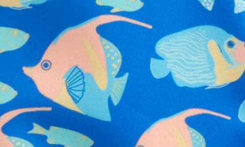 Tucker + Tate Long Sleeve Two-piece Rashguard Swimsuit In Blue