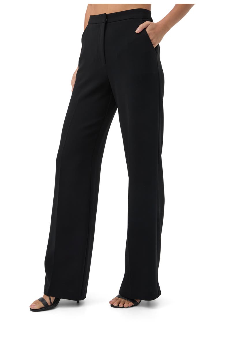 Trina Turk Sadie Wide Leg Suiting Pant, Alternate, color, Black