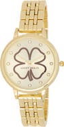 Lucky Brand Four Leaf Clover Dial Bracelet Watch, 35mm