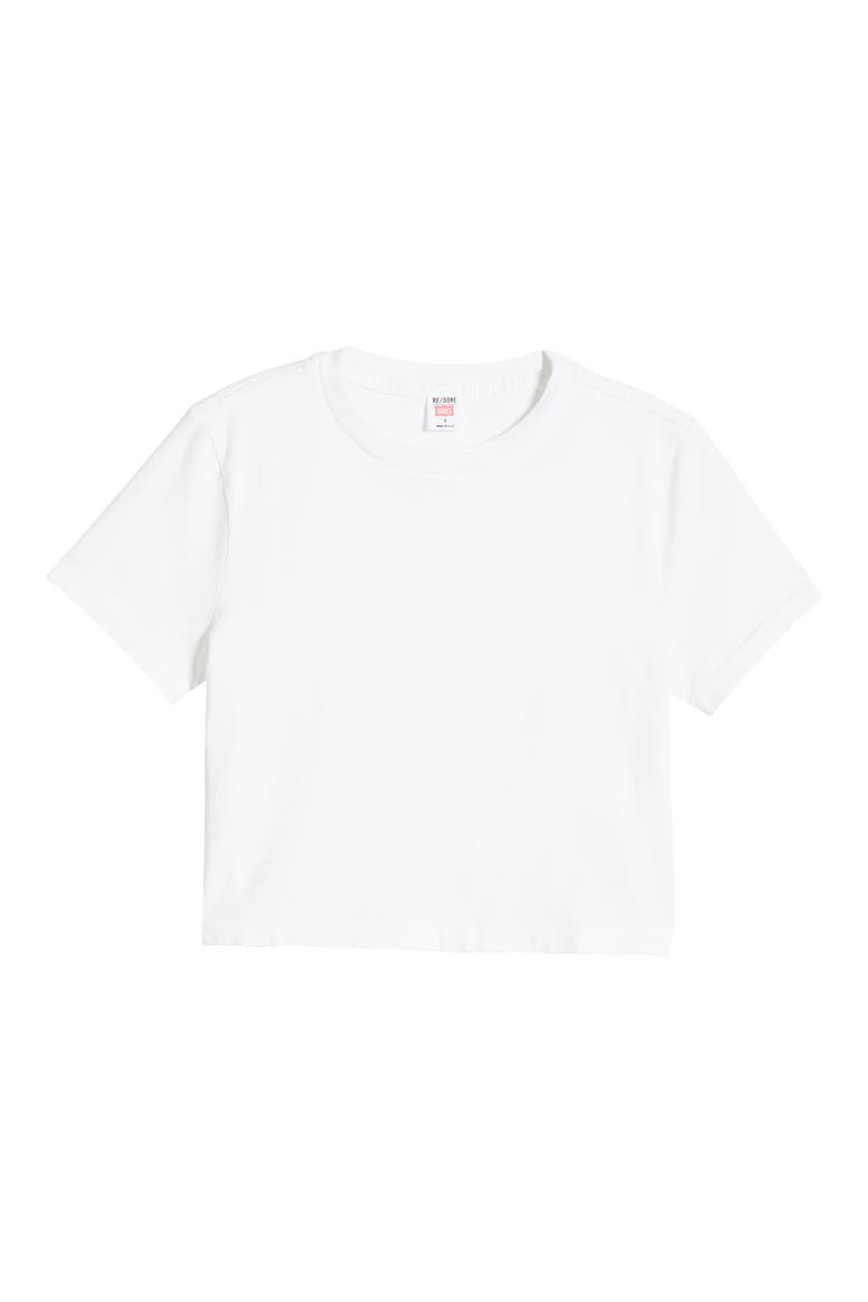 Organic & Recycled Cotton Micro T-Shirt, Alternate, color, OPTIC WHITE