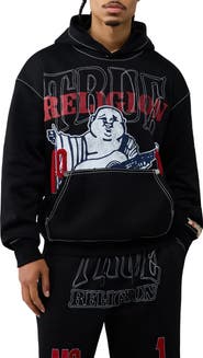 True Religion True No. 1 Big T Graphic Hoodie