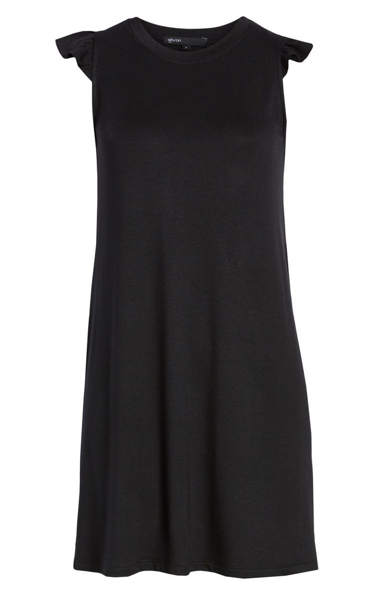 GIBSONLOOK Gibson x Hi Sugarplum! Laguna Soft Jersey Ruffle Back T-Shirt Dress, Alternate, color, 