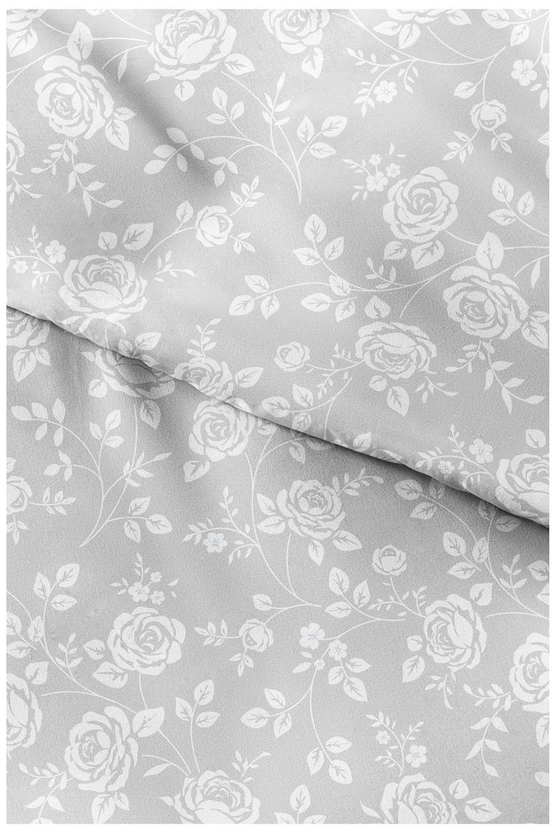 IENJOY HOME 3-Piece King Duvet Set - Light Grey, Alternate, color, LIGHT GRAY