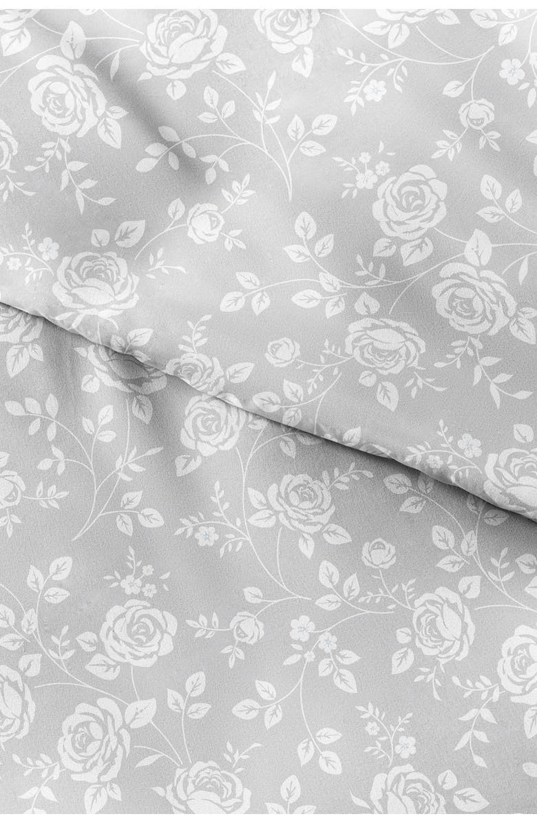 HOMESPUN IENJOY HOME 3-Piece King Duvet Set - Light Grey, Alternate, color, Light Gray