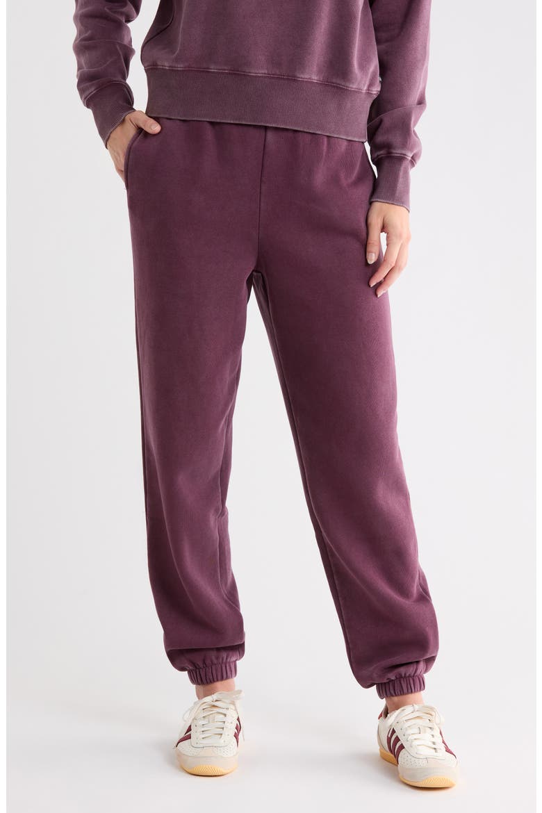 Marin Fleece Sweatpants, Main, color, WINETASTING