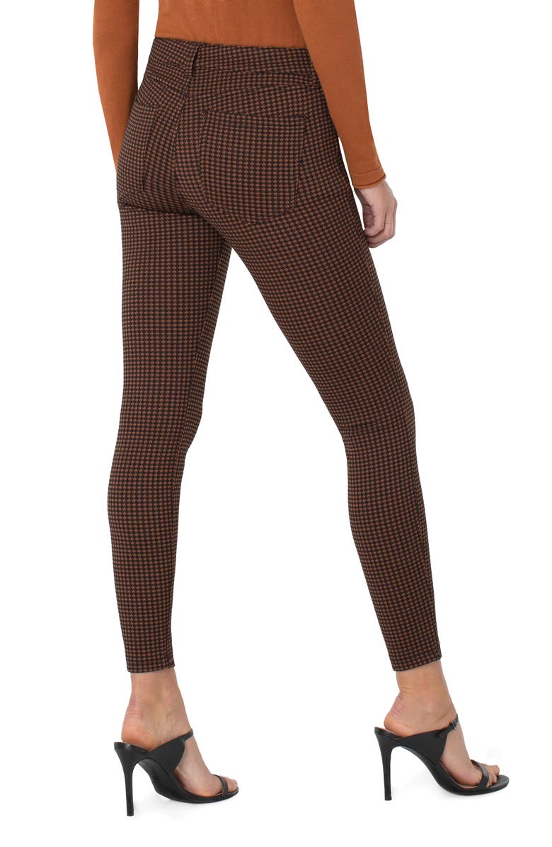 Liverpool Los Angeles Madonna Houndstooth Ponte Leggings, Alternate, color,