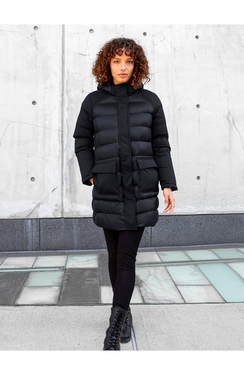 Triple F.A.T. Goose Askya Women's Two-Tone Puffer Down Parka, Alternate, color, Black