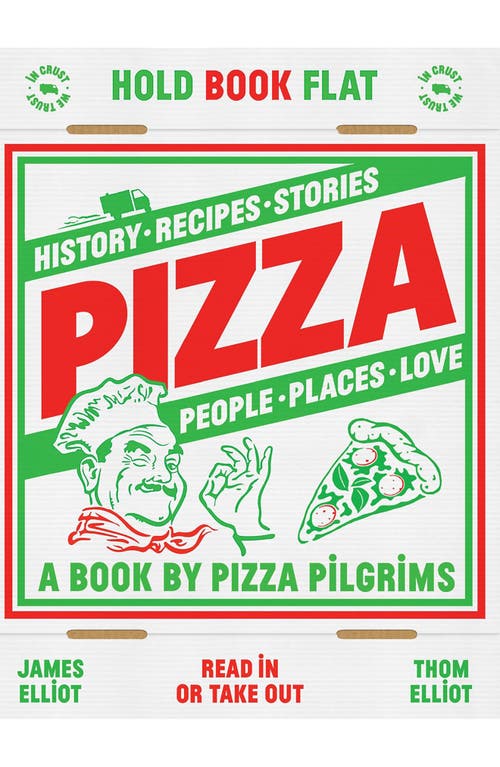 Chronicle Books 'PIZZA' Book in Multicolor 