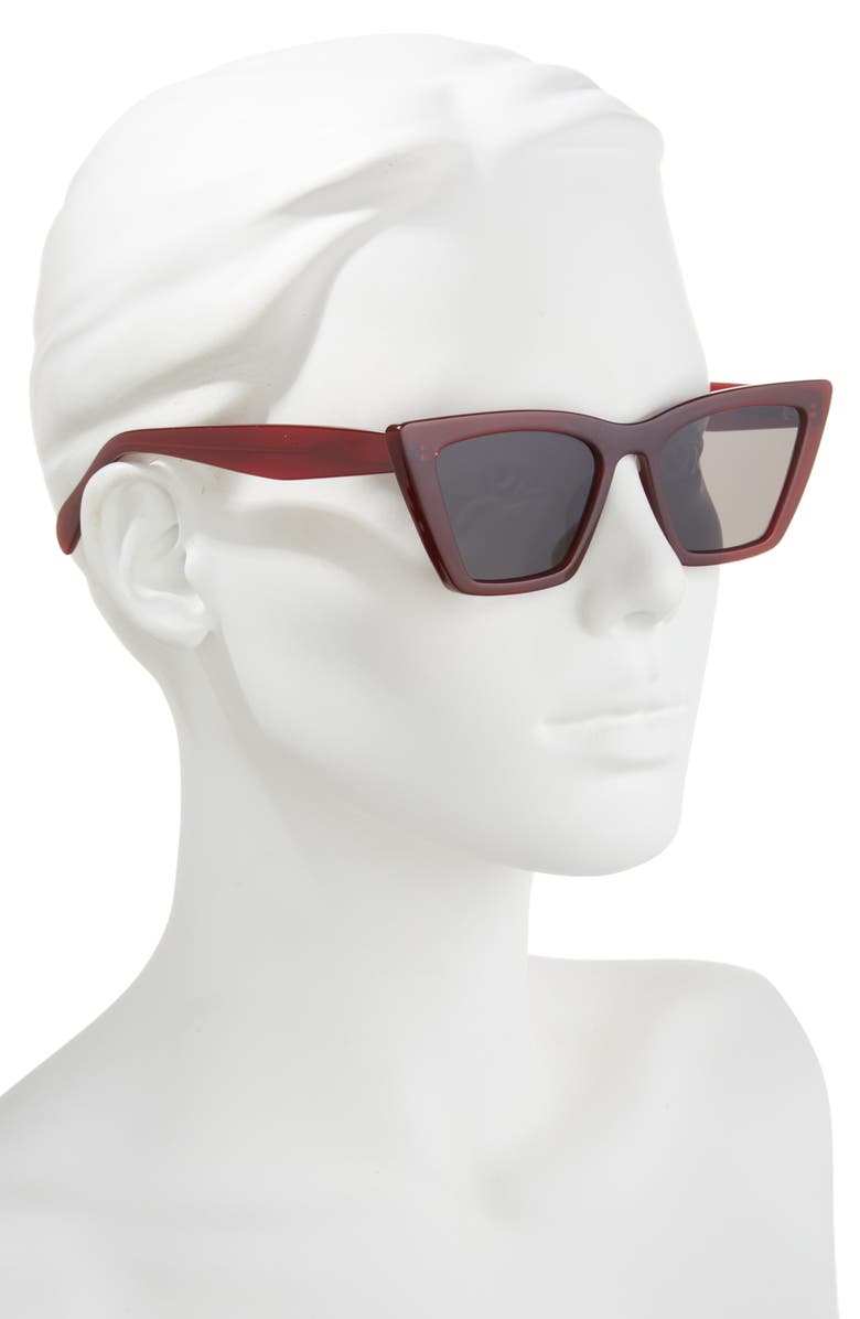 & Other Stories Gradient Angular Cat Eye Sunglasses, Alternate, color, 