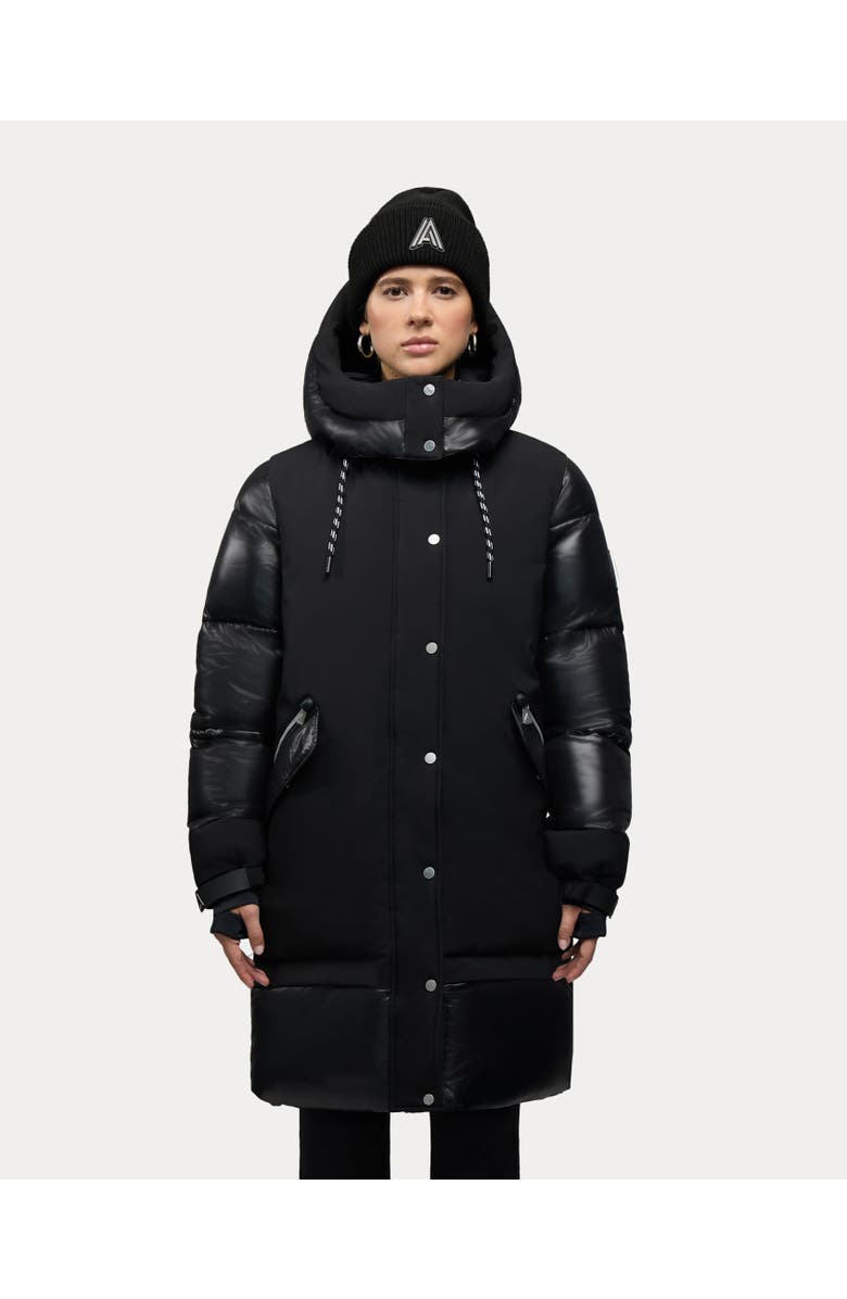 Alpenhaus Brière Mixed media Puffer Parka, Main, color, Black