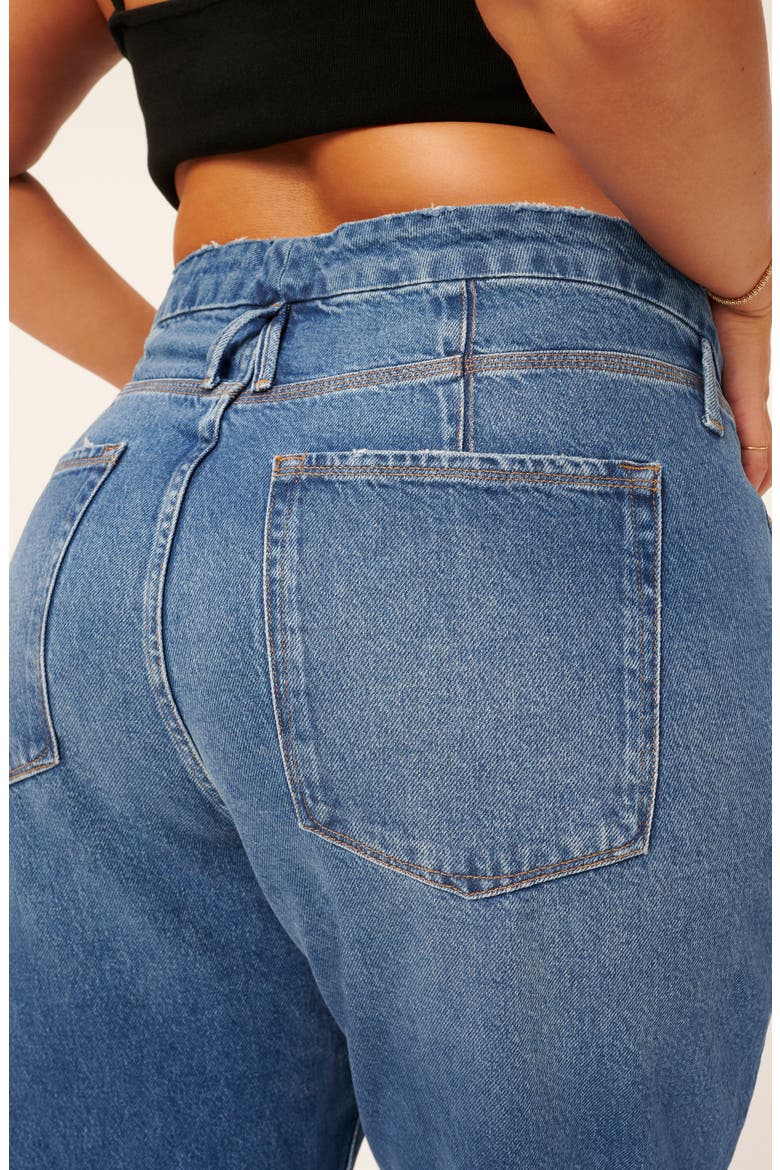 Good '90s Lowered Belt Loop Jeans, Alternate, color, BLUE541