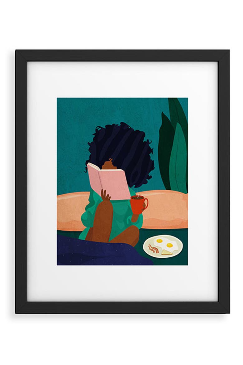 Stay Home #5 Framed Wall Art, Main, color, BLUE