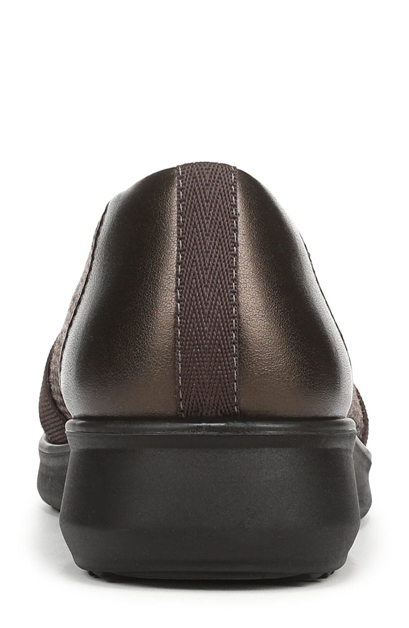 Fairleigh Square Toe Ballet Flat, Alternate, color, DARK CHOCOLATE HOUNDSTOOTH