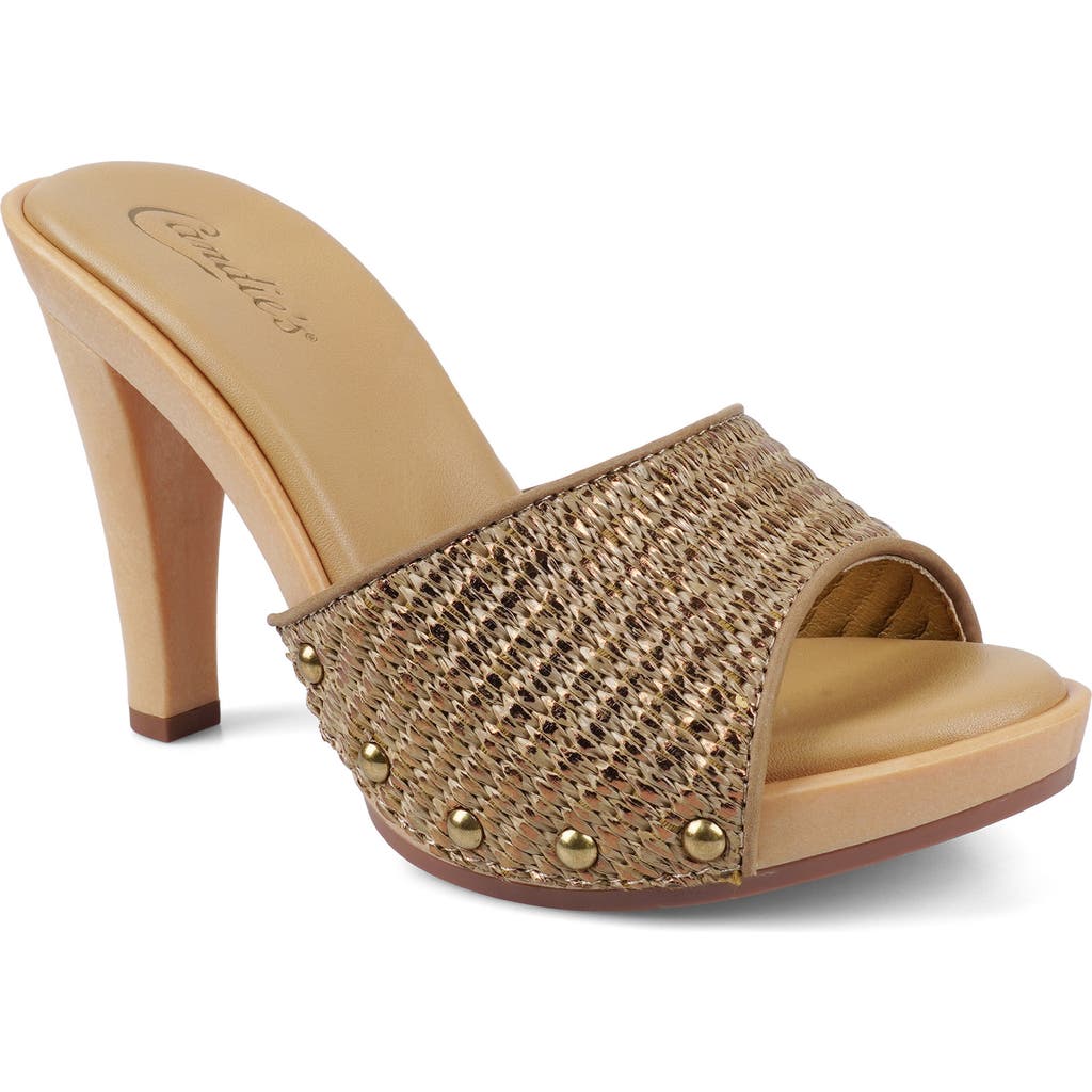 Candie's Antonella Slide Sandal in Taupe Faux  product