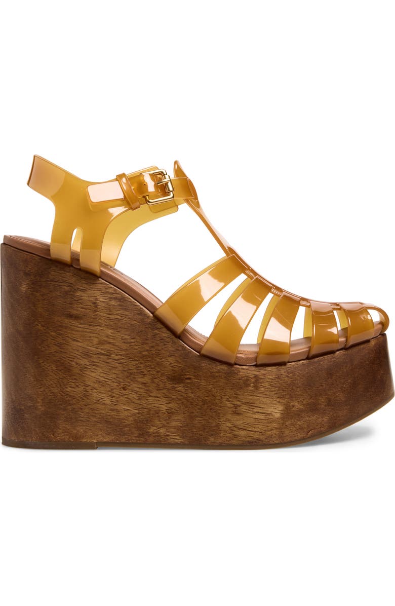 FARM Rio Fisherman Jelly Wedge Sandal, Alternate, color, Ammonite