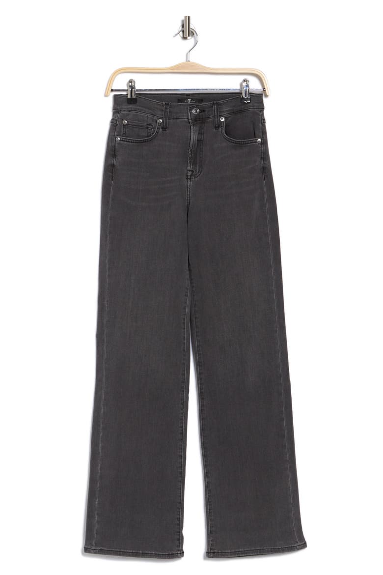 Alexa High Waist Straight Leg Jeans, Alternate, color, WASHED BLACK