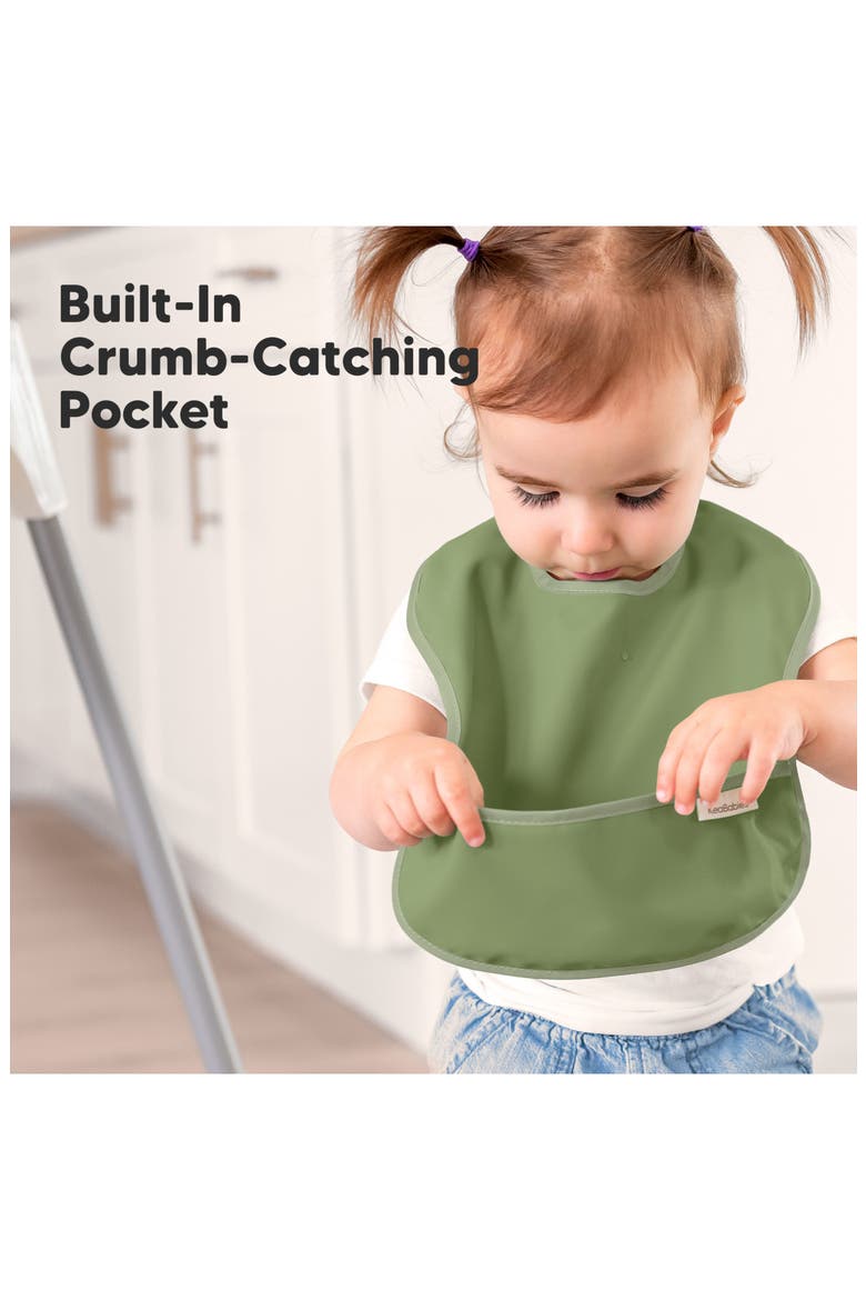 3-Pack Presto Waterproof Bibs, Alternate, color, Slate