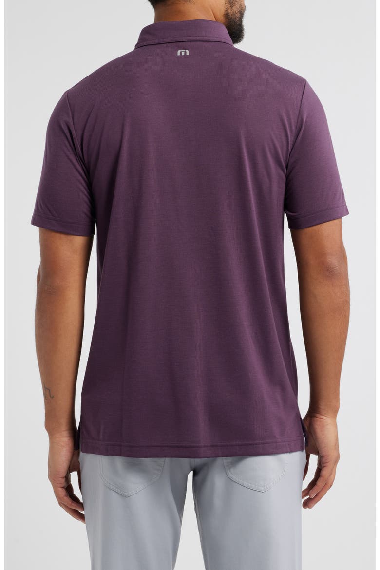Coast Charted Chest Stripe Piqué Polo, Alternate, color, PLUM