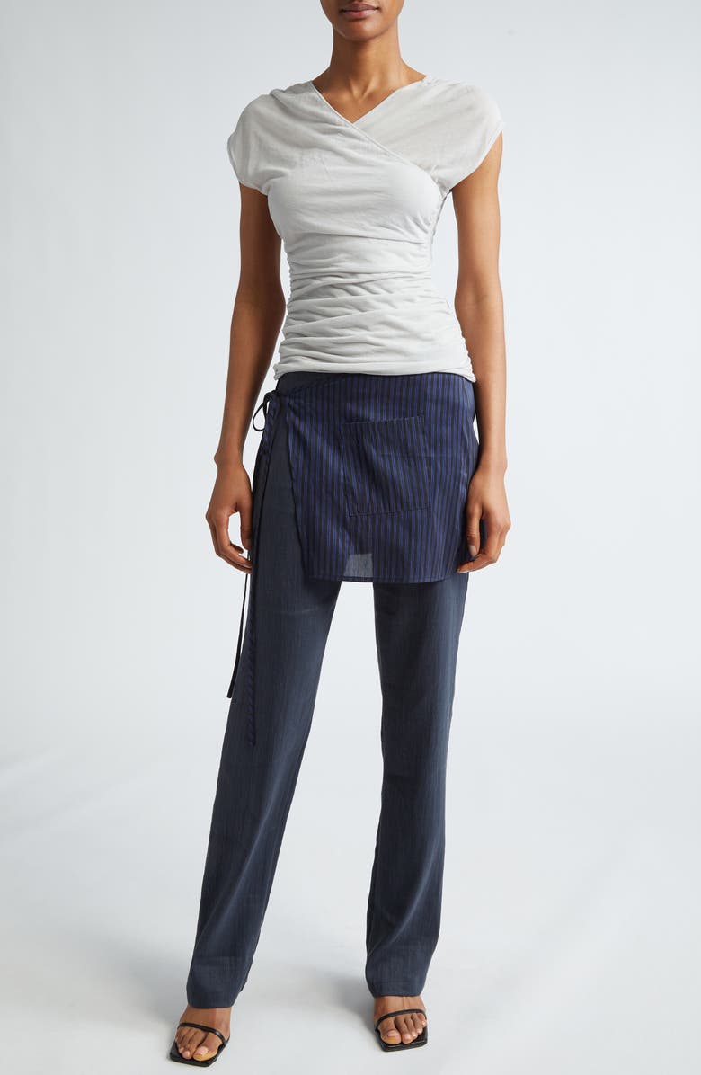 Paloma Wool Saudade Surplice Ruched Knit Top | Nordstrom