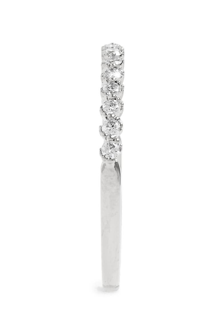 Stackable Diamond Ring   (Nordstrom Exclusive), Alternate, color, WHITE GOLD