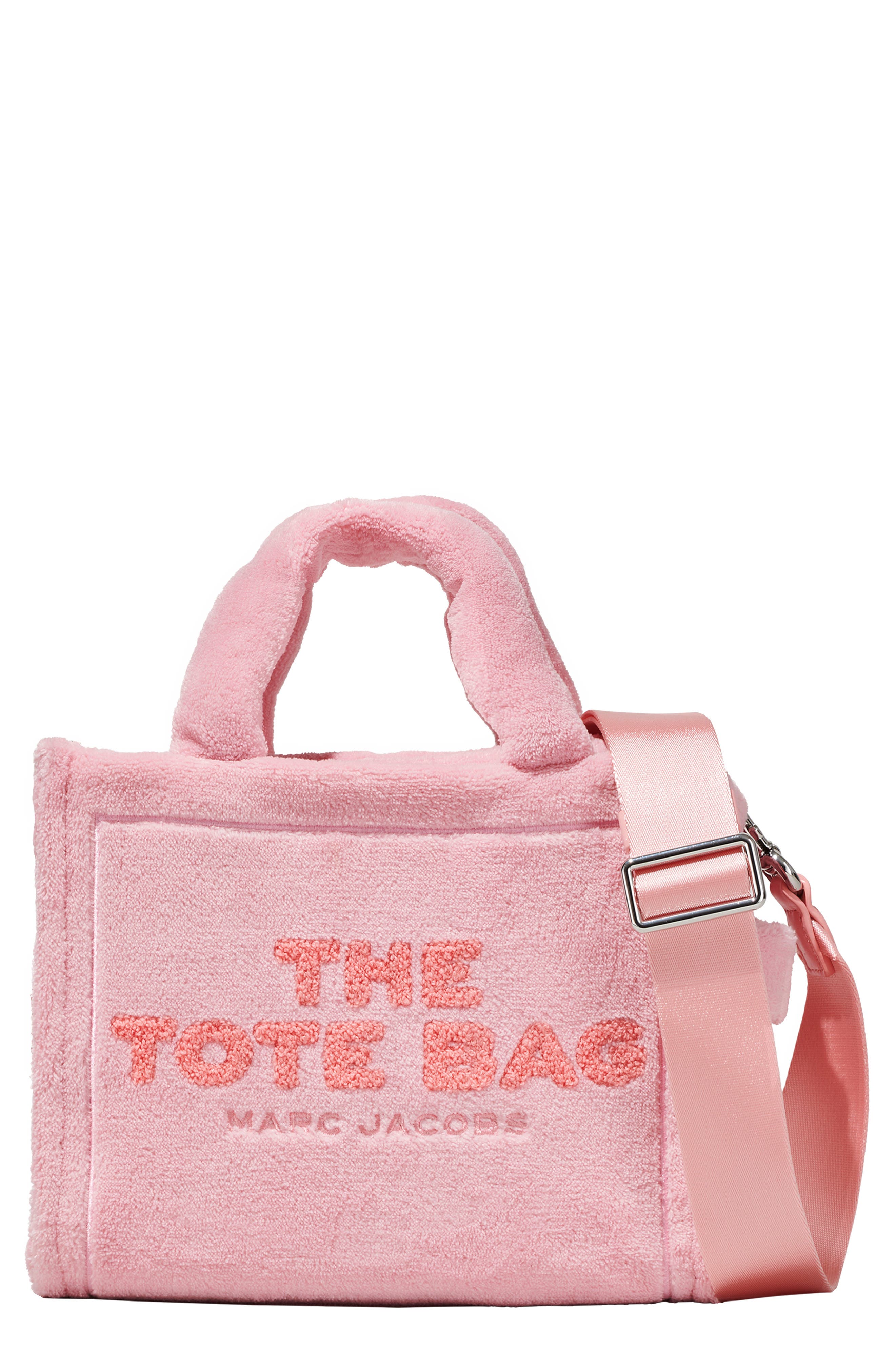 Marc Jacobs The Terry Medium Tote Bag, Main, color, Light Pink