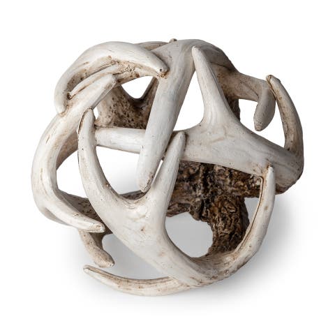 Ramus Antler Shaped Decorative Orb Ball