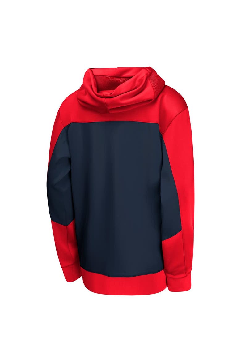 Youth Nike Red/Navy New Orleans Pelicans Authentic On-Court Showtime Performance Full-Zip Hoodie, Alternate, color, Red