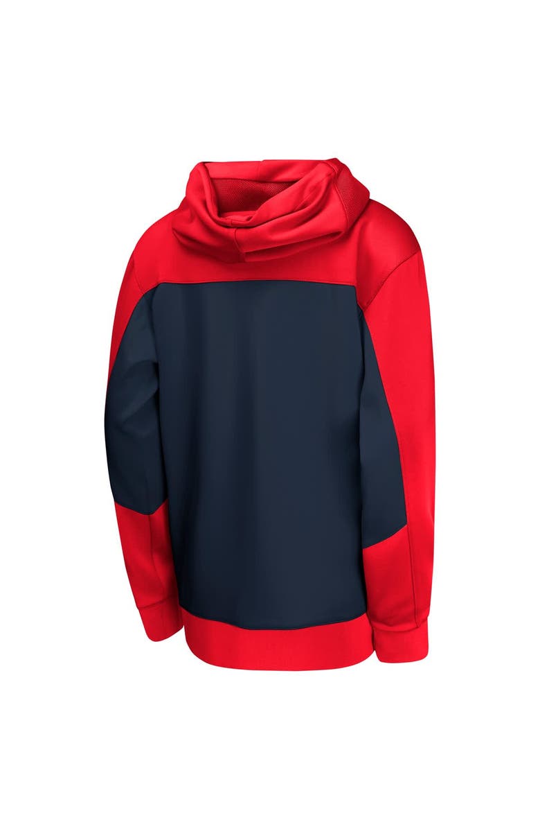 Nike Youth Nike Red/Navy New Orleans Pelicans Authentic On-Court Showtime Performance Full-Zip Hoodie, Alternate, color, Red