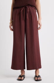 Nordstrom Wide Leg Crop Pants