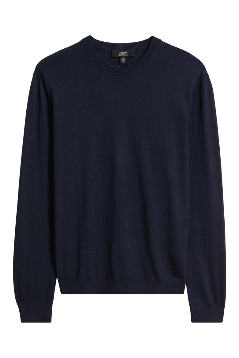 Harmony Wool Sweater, Alternate, color, NAVY