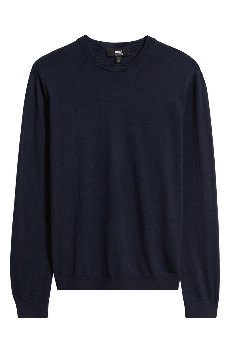 Mavi Jeans Harmony Wool Sweater, Main, color, Navy
