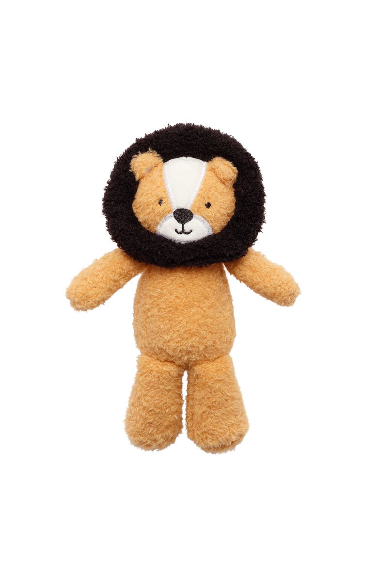 Lambs & Ivy Jungle Story Developmental Soft Book & Lion Plush Toy Gift Set, Alternate, color, Black