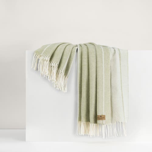 Lands Downunder Fiji Stripe Throw In Green