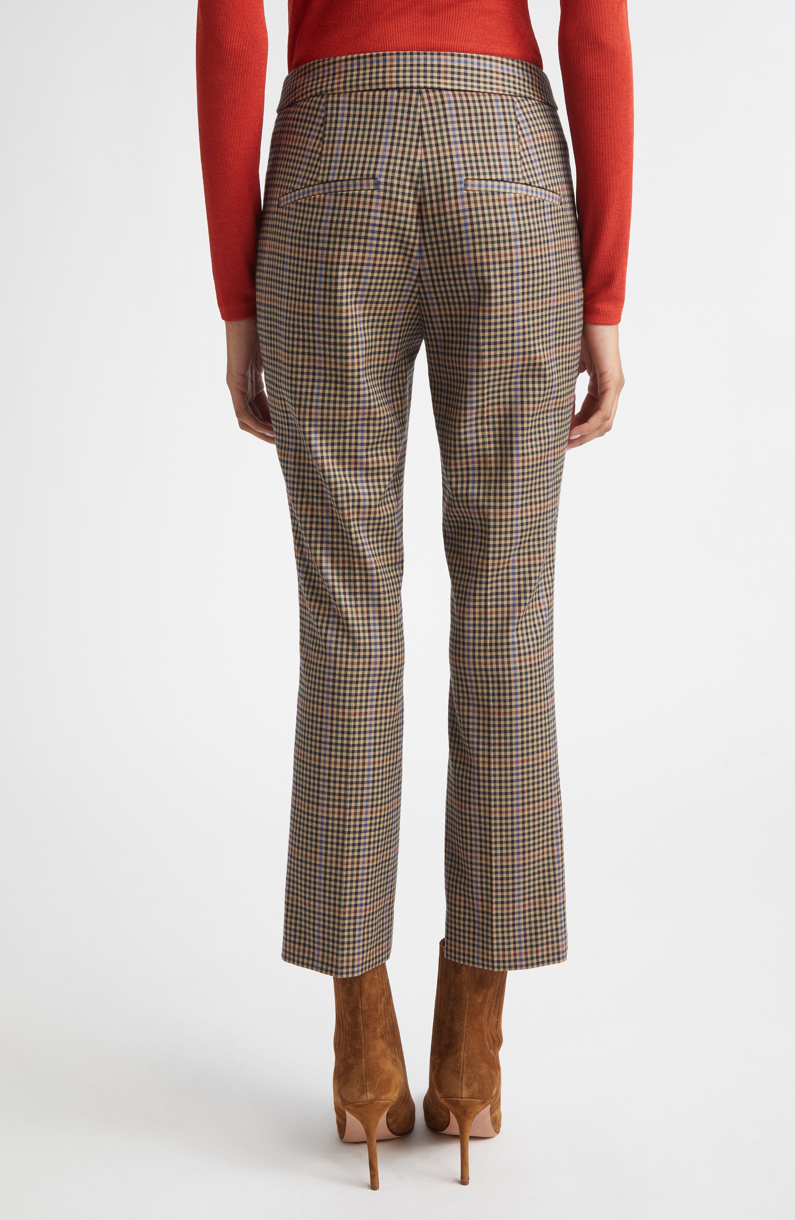 Arte Plaid Crop Pants - image 2