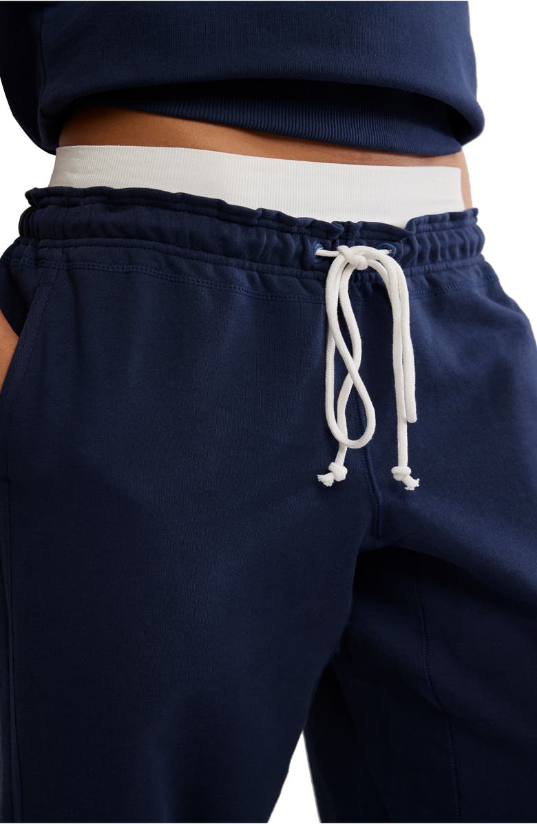 Free People FP Movement Flutter Crop Joggers, Alternate, color, Navy