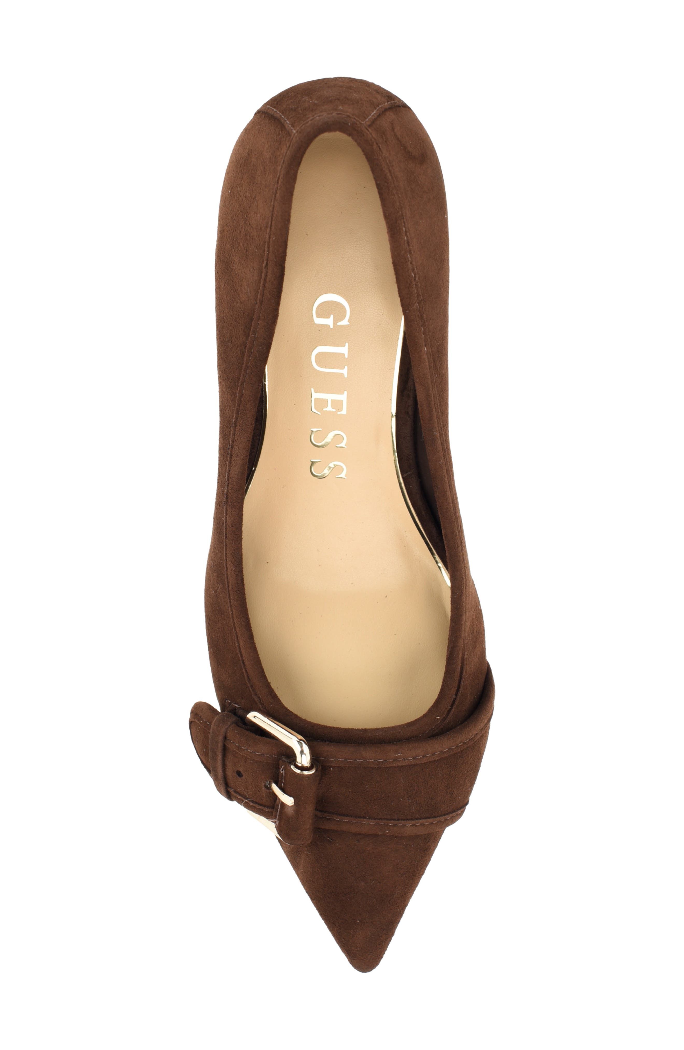 Andey Pointed Toe Pump, Alternate, color, CHOCOLATE