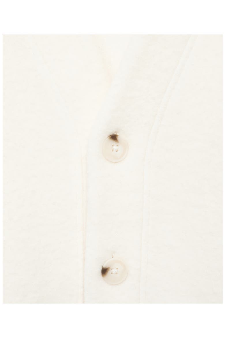 Cotton & Wool Blend Cardigan, Alternate, color, IVORY WHITE