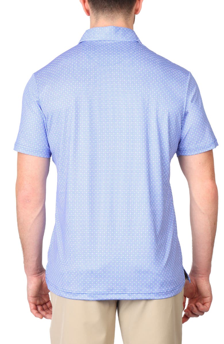 TailorByrd Mini Mosaic Performance Polo, Alternate, color, Blue