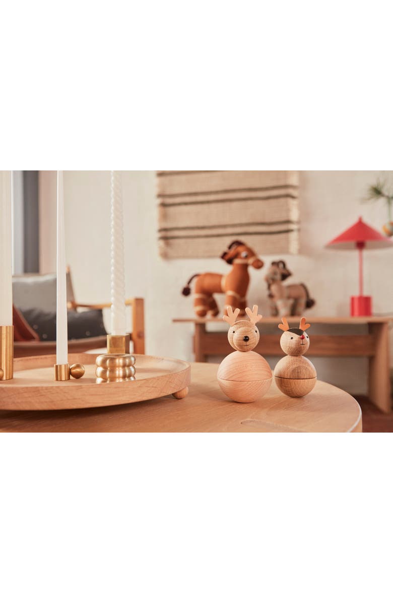 OYOY Palloa High Candleholder, Alternate, color, Brushed Brass