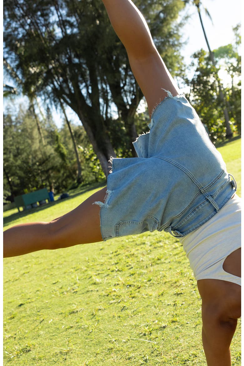 Denim Short, Alternate, color, Denim Wash