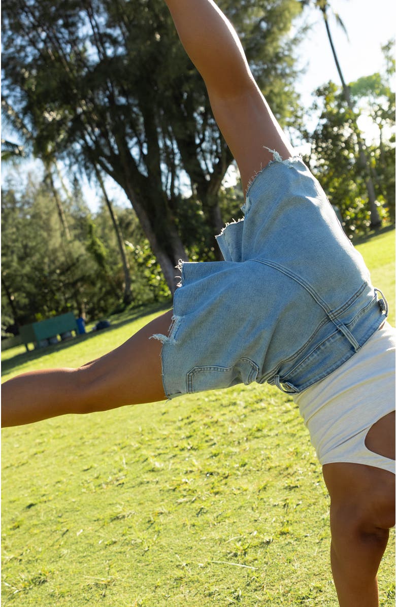 Nani Denim Short, Alternate, color, Denim Wash