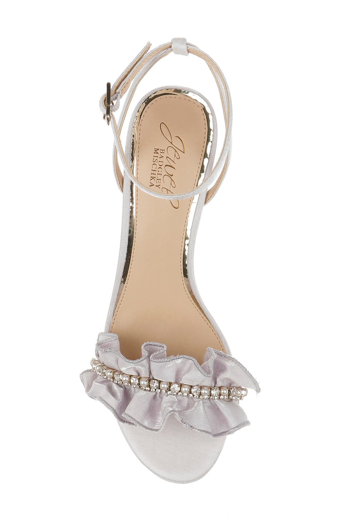 Jewel Badgley Mischka Desirie Sandal, Alternate, color, 