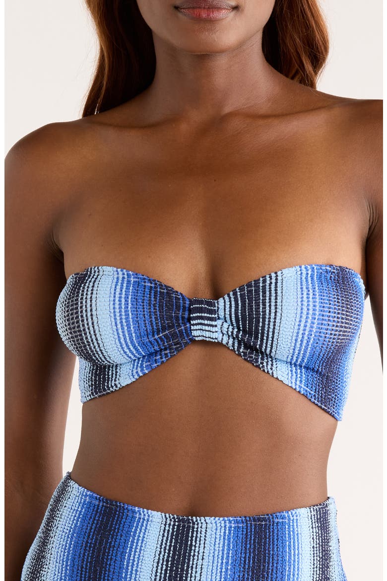 Ennat Bandeau Bikini Top, Main, color, FEVEN BLUE