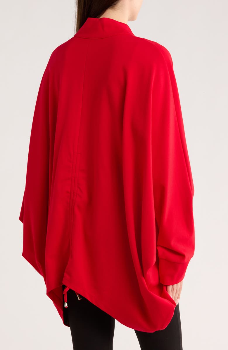 PATRIZIA LUCA Cocoon Jacket, Alternate, color, Red