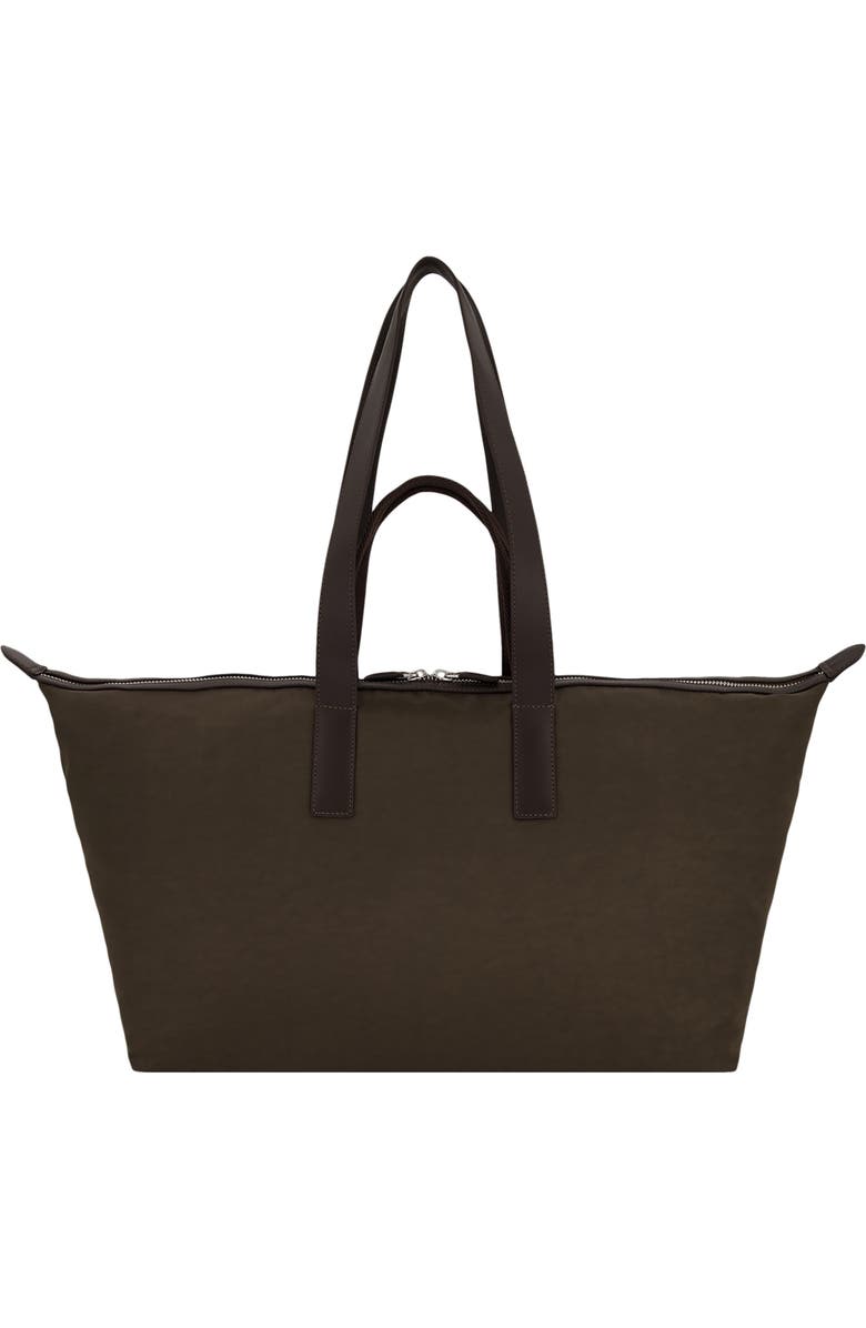 Vince Ventura Recycled Nylon Carryall Shoulder Bag, Alternate, color, Cacao Soft Nylon