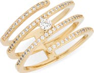NORDSTROM RACK Cubic Zirconia Wrap Ring