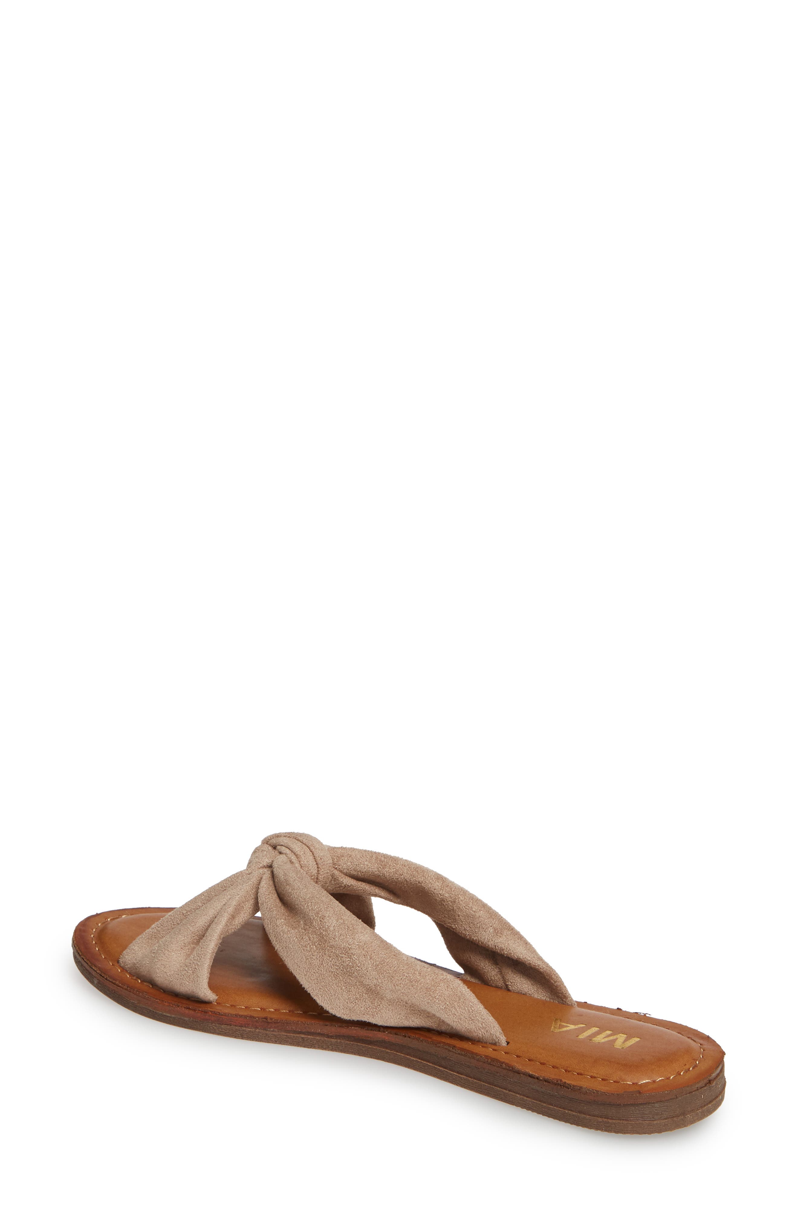 Emila Slide Sandal, Alternate, color, STONE SUEDE