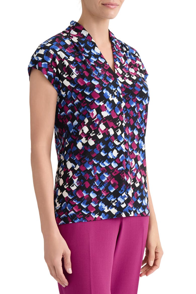 Block Print Knit Top, Alternate, color, BLACK MULTI