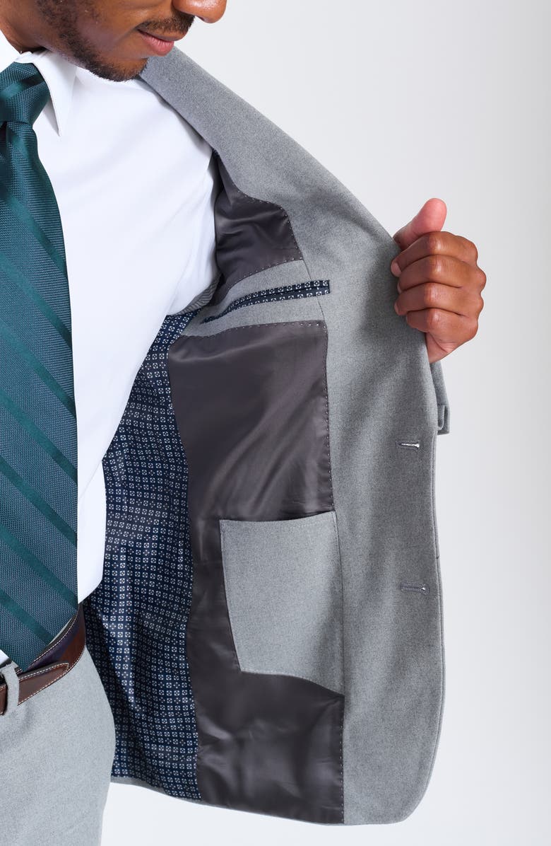 SAVILE ROW CO Knit Suit, Alternate, color, Grey