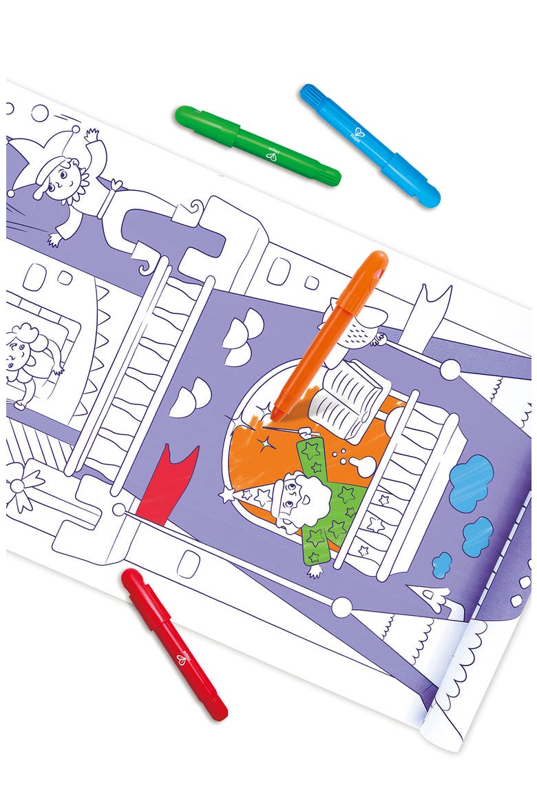 Castle Doodle Paper Roll, Alternate, color, MULTI